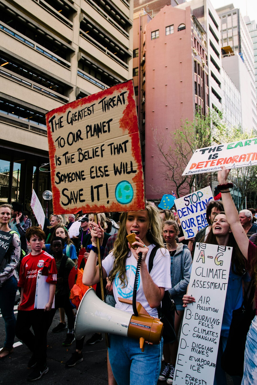 climate protest march